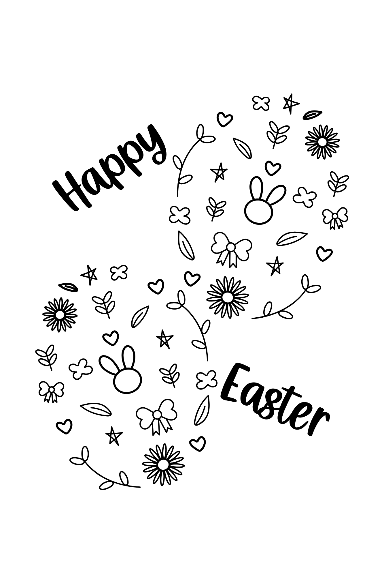 Easter Coloring Sheet 10 Page Bundle DIGITAL DOWNLOAD 2
